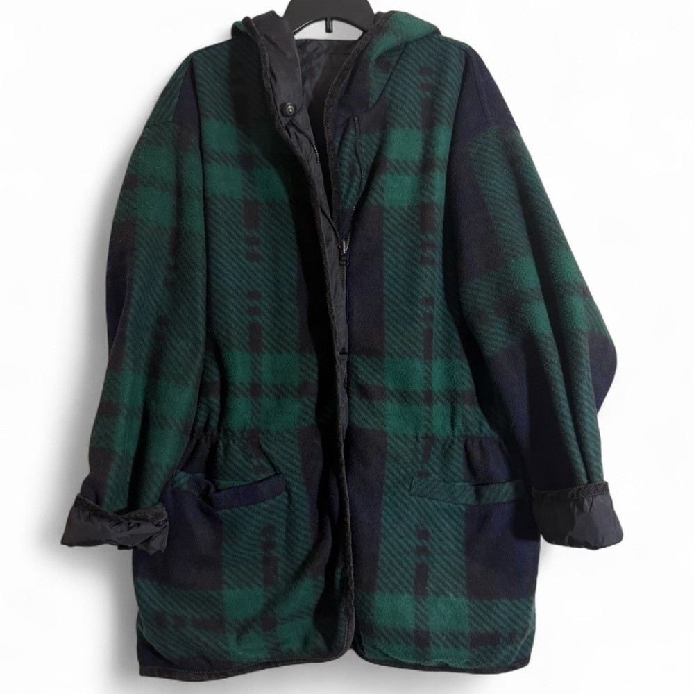 Adrian Jones Plus size reversible jacket